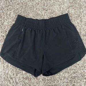 Athleta Black Hustle 3” Athletic Shorts